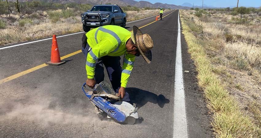 SEPUIMM: 5 mil baches en la carretera transpeninsular ya fueron atendidos
