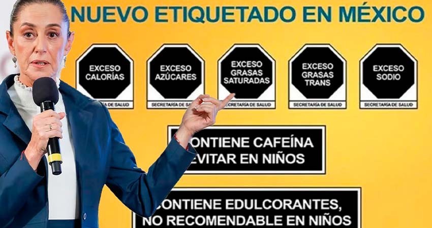 Sheinbaum defiende etiquetado de alimentos ante amparos judiciales