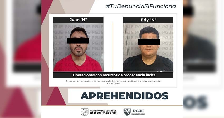 Fueron aprehendidos dos imputados por operaciones con recursos de procedencia ilícita