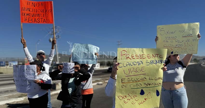 Reconoce CCC grave problema de desabasto de agua: llama a la ciudadanía a no afectar la movilidad de Los Cabos