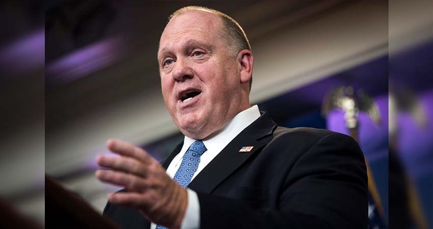 Amenazan. 'No nos Pongan a Prueba', Tom Homan reta a ciudades santuario sobre deportaciones masivas