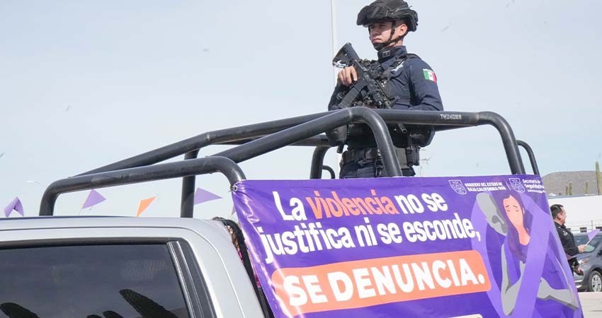 Inicia SSPE actividades para la erradicación de la violencia contra las niñas y mujeres en BCS