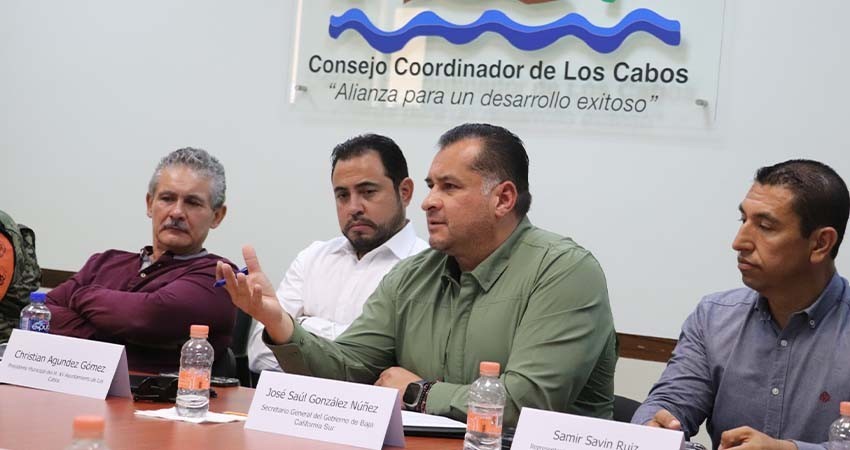 Autoridades de gobierno brindan seguimiento a la agenda de trabajo del consejo coordinador de Los Cabos