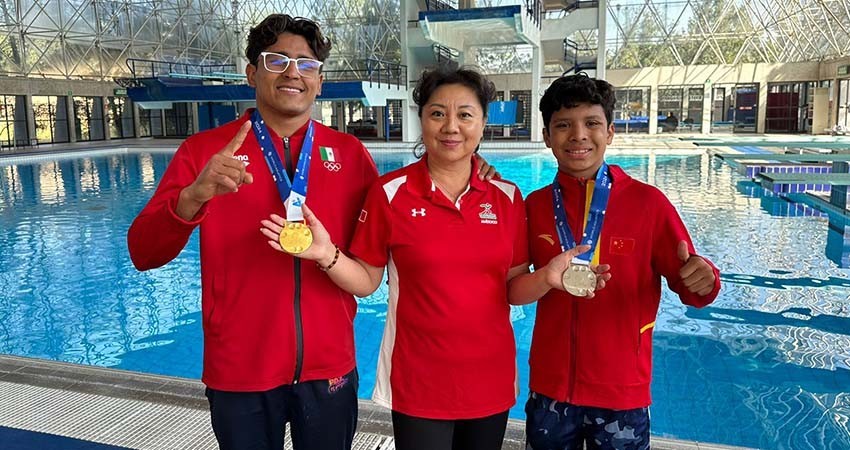 Evalúa clavadista Jesús Agúndez realizar campamento en China