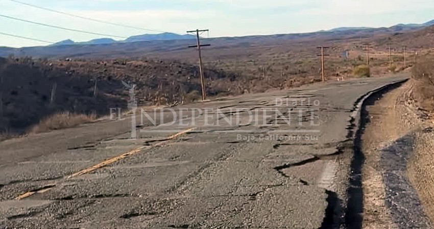 En riesgo automovilistas por pésimo estado de la carretera transpeninsular