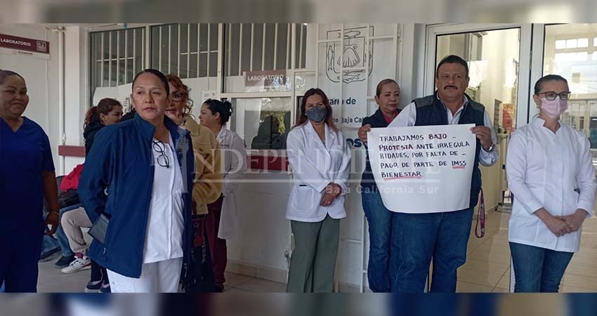 Trabajadores de la Jurisdicción Sanitaria Los Cabos denuncian falta de pagos por parte de Bienestar