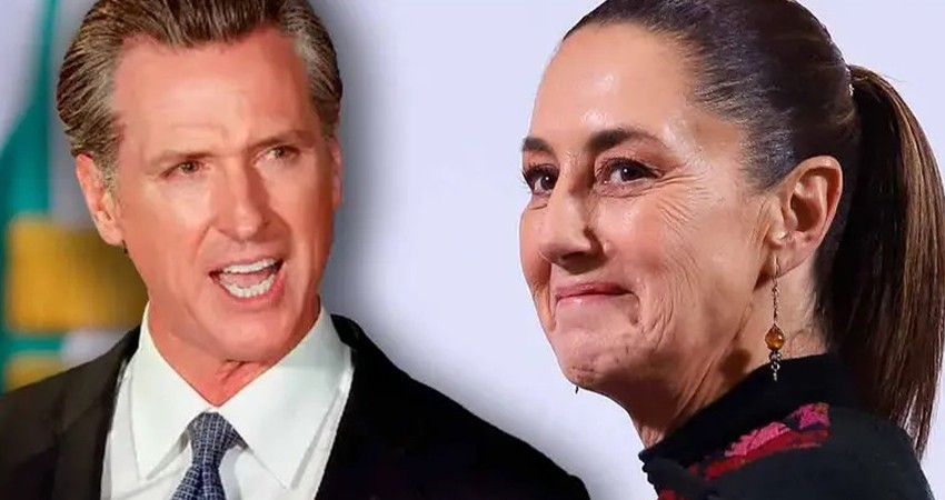 Gobernador de California agradece a Sheinbaum por apoyo enviado a Los Ángeles