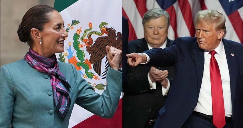 Casi la mitad de los mexicanos prevén que la relación Sheinbaum-Trump será “complicada”