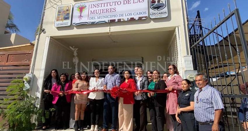 Inauguran las nuevas instalaciones del Instituto de la Mujer de Los Cabos