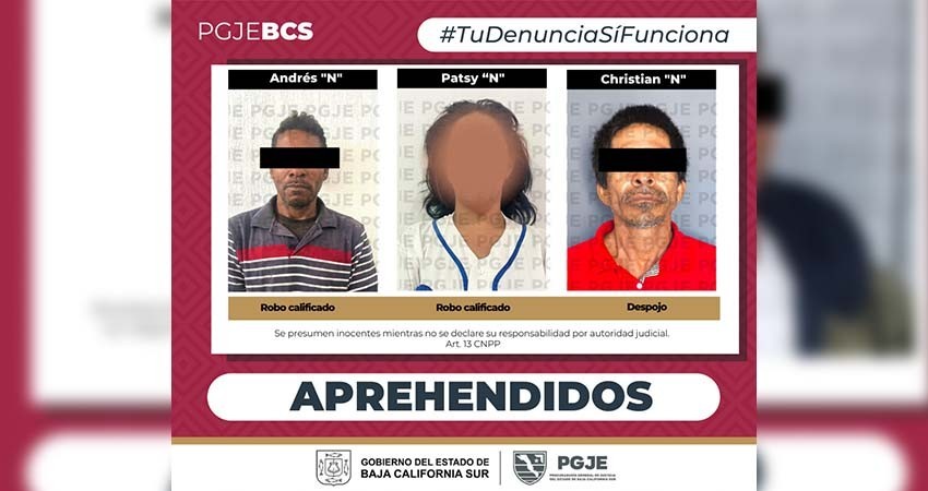Ejecutan tres órdenes de aprehensión en Los Cabos por diversos delitos