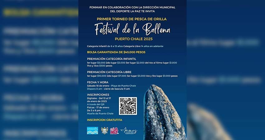 Invitan al Primer Torneo de Pesca de Orilla en Puerto Chale