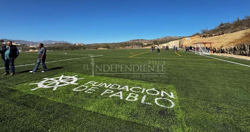 Donan a la comunidad de La Playa un parque deportivo; la inversión superó los 50 MDP