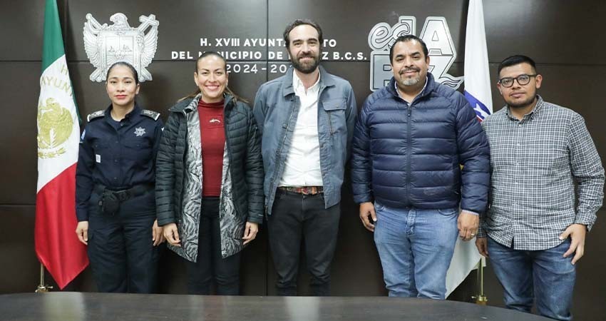 Se reúne Milena Quiroga con Andrés Lajous para reforzar la movilidad de La Paz