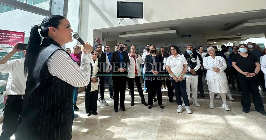 De nuevo… Trabajadores de la Salud en BCS protestan por falta de pagos y carencias en IMSS-Bienestar