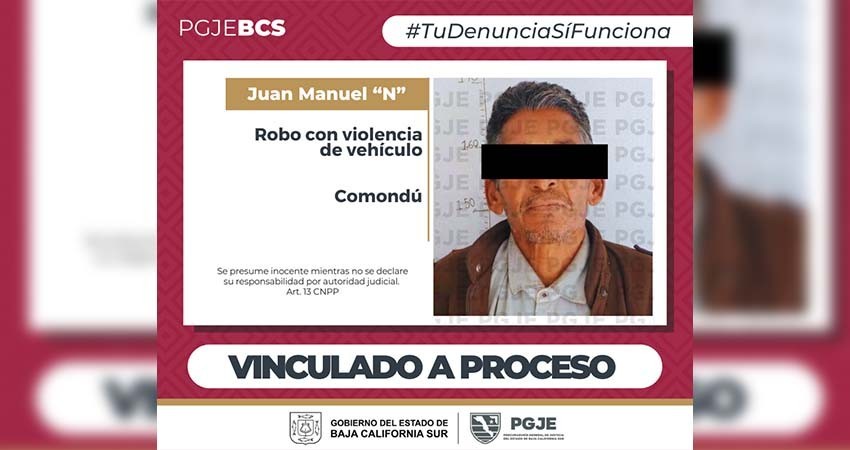 Por robo de vehículo con violencia Manuel “N” quedó vinculado a proceso y en prisión preventiva