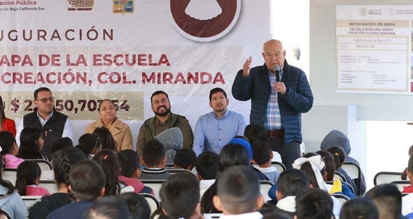 Entrega el gobernador nuevas instalaciones educativas en Los Cabos