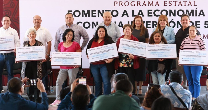 Entrega el gobernador Castro Cosío apoyos a Microempresas Sudcalifornianas