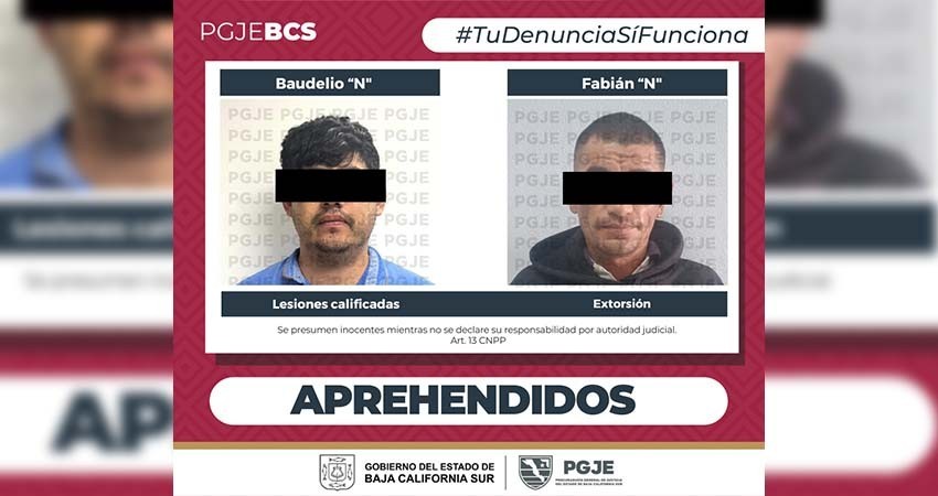 Quedan detenidos dos imputados por diversos delitos