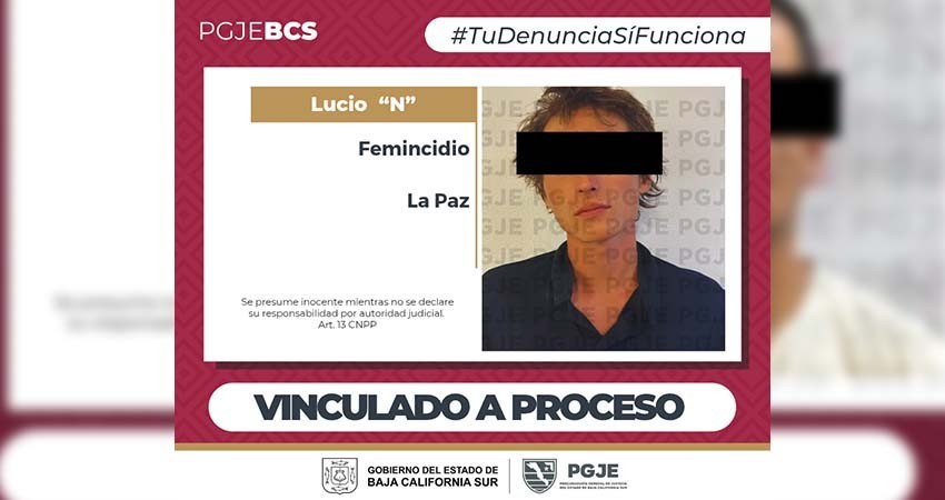 Vinculan a proceso para imputado por feminicidio en Plutarco Elías Calles