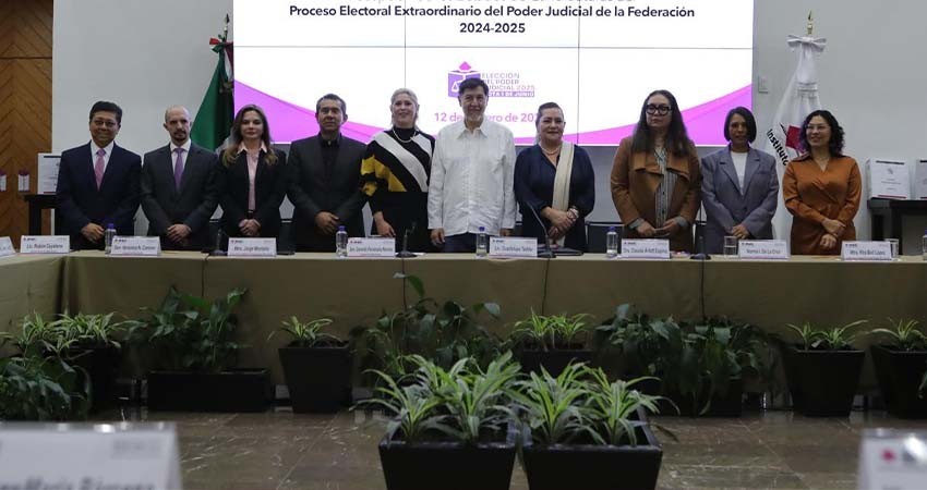 INE publica listados de candidaturas para elección judicial que revisará en Consejo General