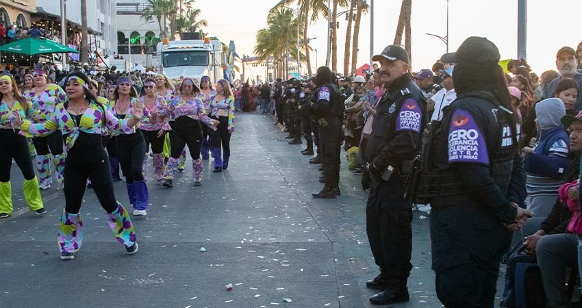 Saldo controlado en el quinto día de Carnaval La Paz 2025