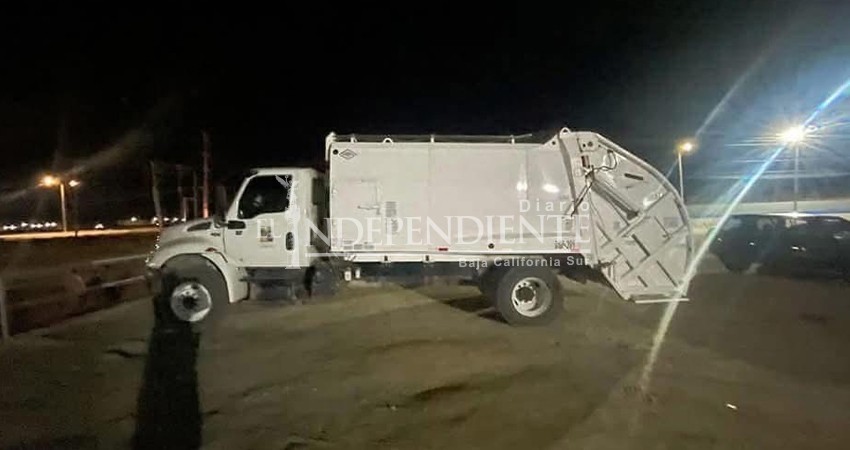 Investigan accidente entre particular y un camión recolector de basura de Los Cabos