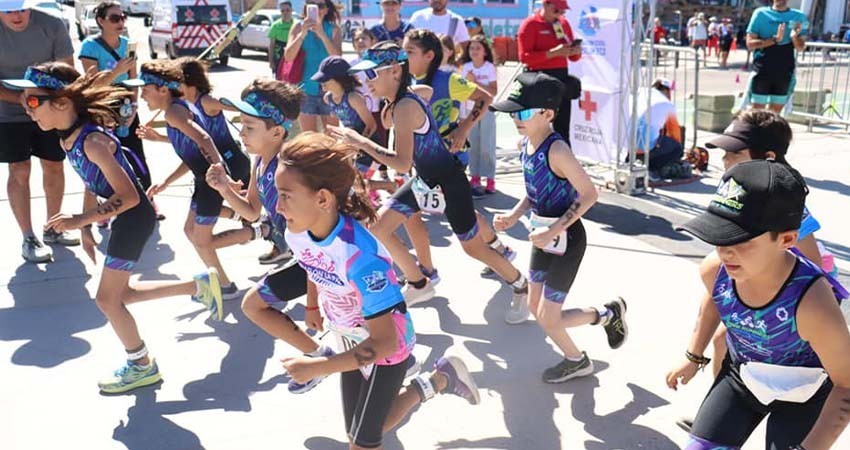 Triatlón estatal iniciará en La Paz con competencia para todas las edades