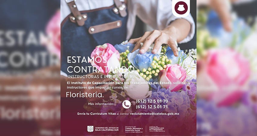 ICATEBCS ofrece oportunidad de empleo para instructores e instructoras externas