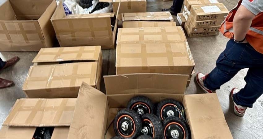 Decomisan mercancía china con valor de 300 mdp en aduana de Pantaco