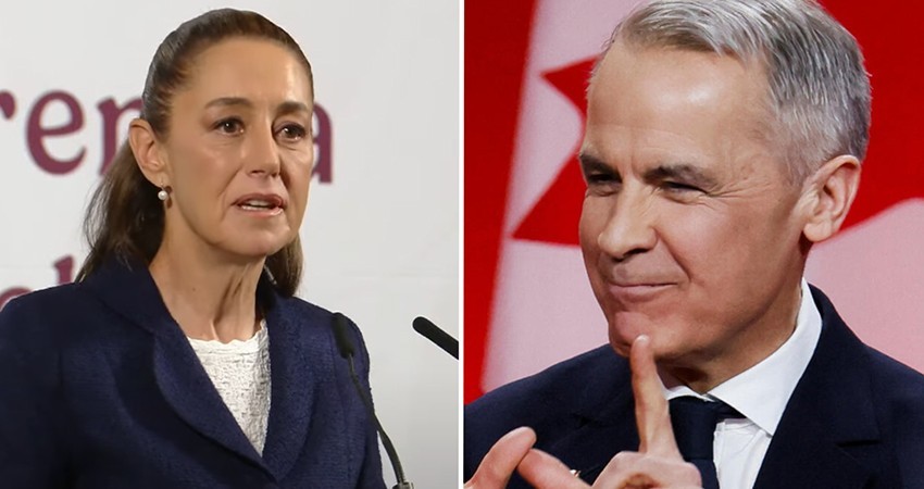 Sheinbaum felicita a Mark Carney, quien será el próximo primer ministro de Canadá