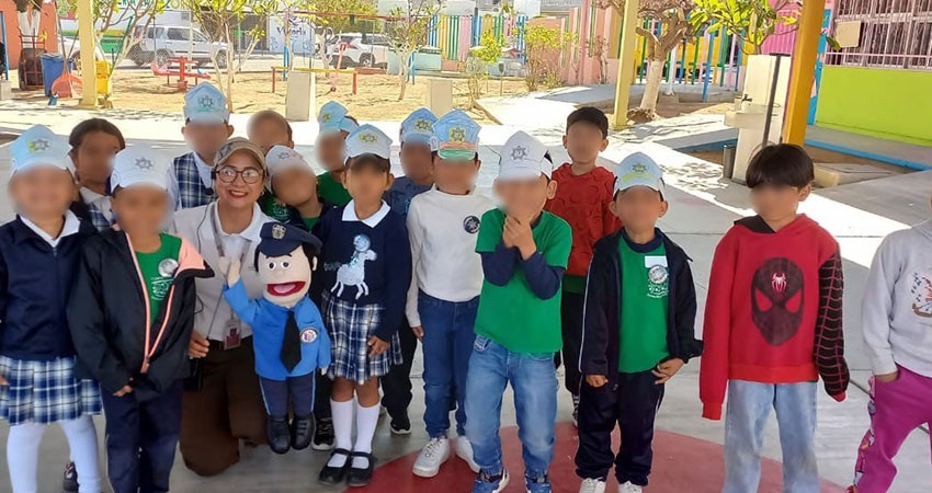 Con el tema: “El policía es mi amigo”, lleva SSPE pláticas preventivas en centros escolares