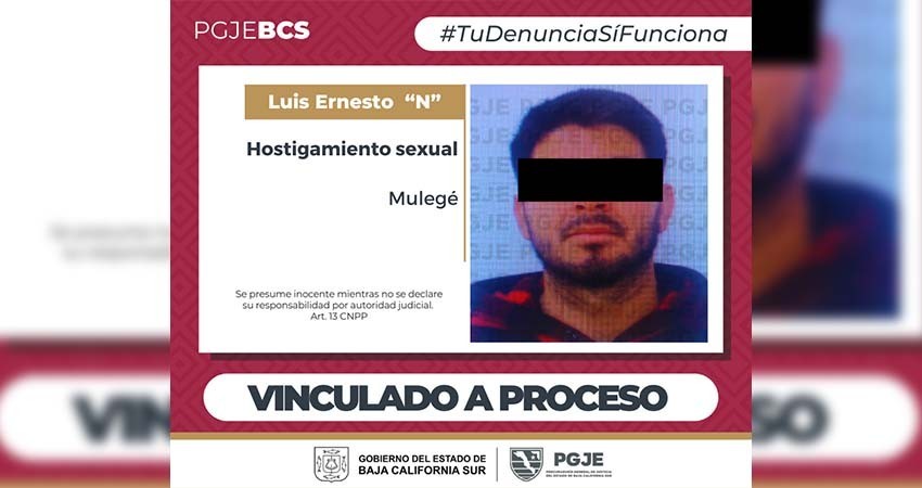 Por hostigamiento sexual queda en prisión preventiva Ernesto “N”