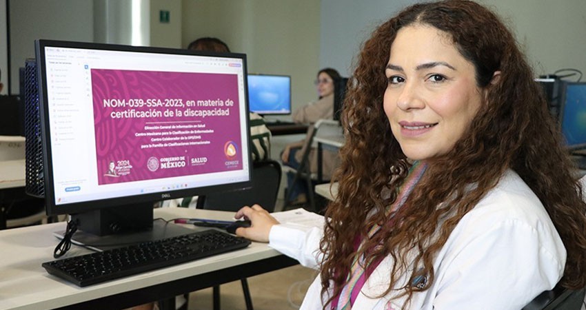 Realizan un taller para implementar en BCS el certificado electrónico de discapacidad