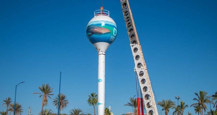 Avanza Red de Tanques Elevados con la instalación del primer depósito de agua