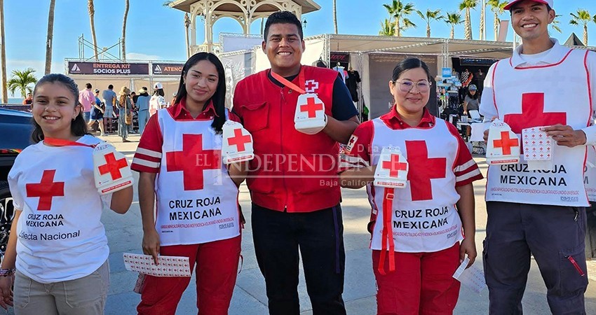 Inicia colecta anual de la Cruz Roja en BCS; buscan fortalecer la atención prehospitalaria