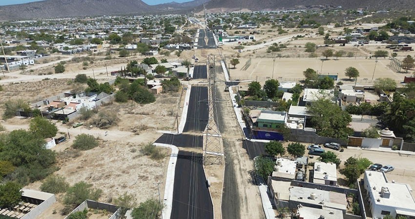 Avanzan obras viales en el libramiento Juan de Dios Ángulo y la Av. Bahía Concepción