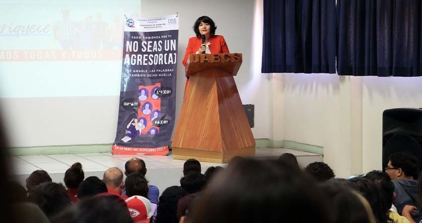UABCS inicia jornada institucional para prevenir el acoso escolar y promover una cultura de respe-to