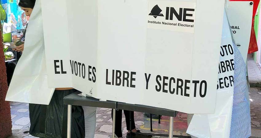 Rechazan tomar foto o video del sufragio