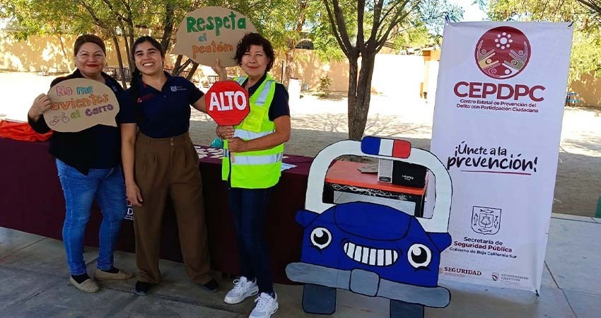 Organiza SSPE una feria para promover la cultura de responsabilidad vial en la niñez