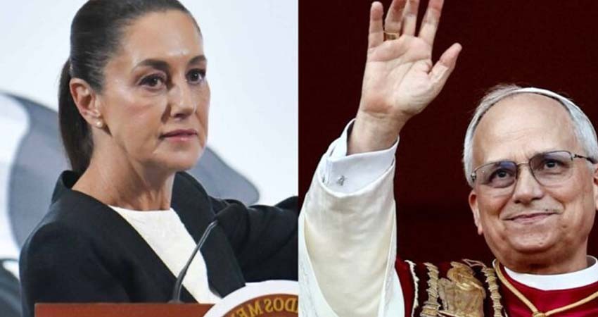 Sheinbaum asegura que invitará al papa León XIV a México