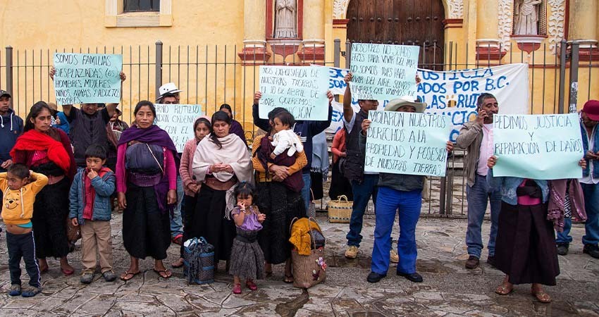 Los desplazamientos por violencia en México se duplicaron en 2024, hasta los 26 mil