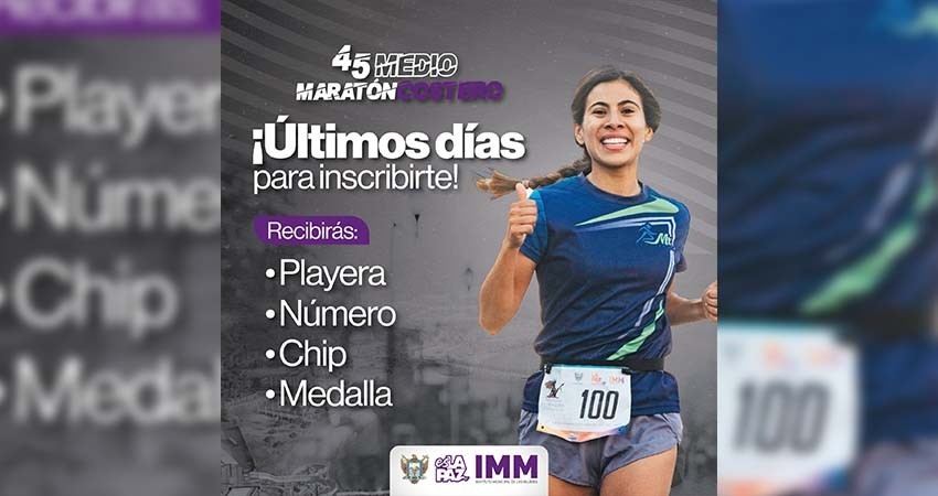 Últimos lugares disponibles para el Medio Maratón Costero