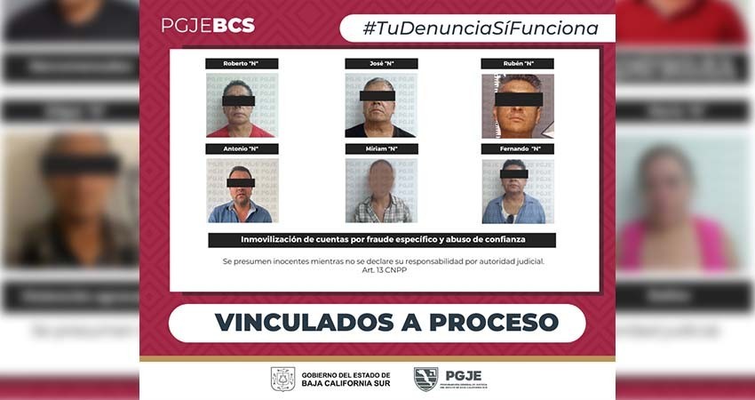 Logra PGJE que continúen inmovilizadas las cuentas bancarias de imputados por fraude y abuso de confianza en Los Cabos