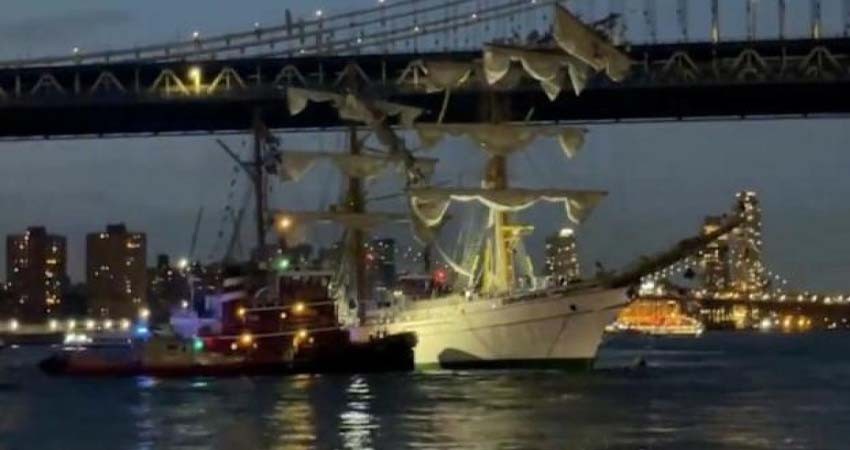 Marina promete transparencia en investigación de accidente del buque escuela Cuauhtémoc