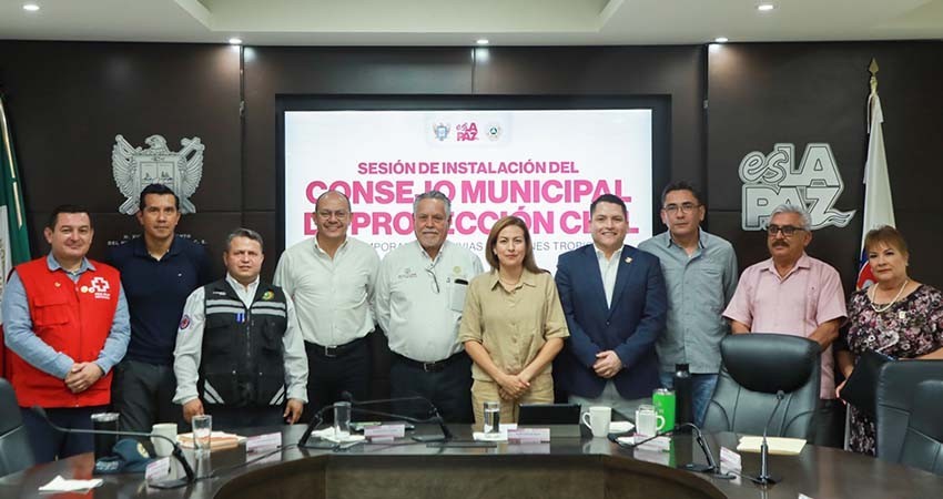 Encabeza Milena Quiroga instalación del Consejo Municipal de Protección Civil