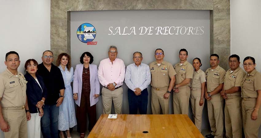 UABCS y Escuela de Aviación Naval exploran convenio de colaboración académica