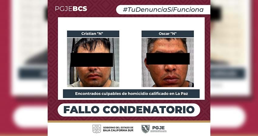 Condenan a los culpables de homicidio calificado con alevosía en agravio de 4 personas
