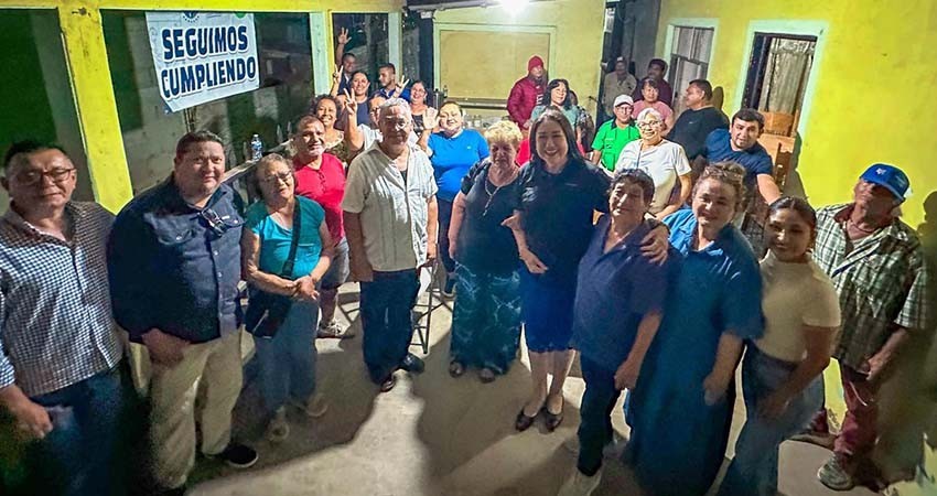Atiende Edith Aguilar necesidades prioritarias en colonias de Santa Rosalía