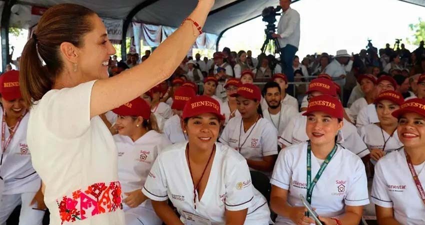 Salud Casa por Casa será referencia mundial: Sheinbaum