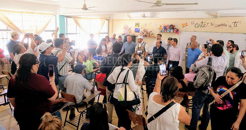 Responderá gobierno municipal a exigencia de servicio de luz en la Secundaria Técnica 16 de CSL